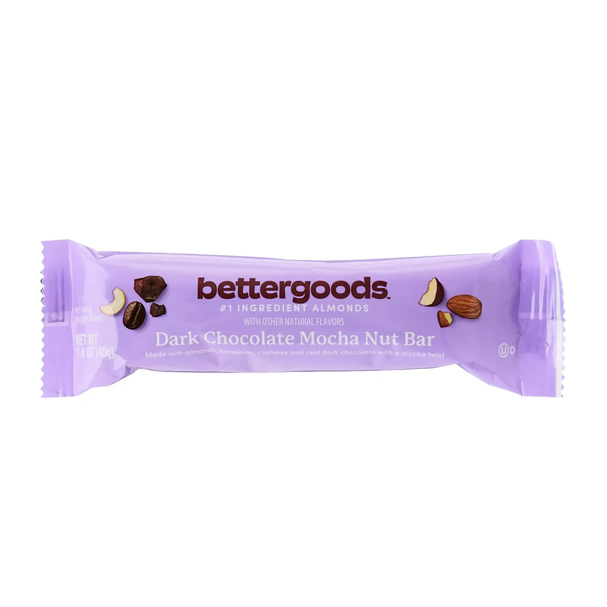bettergoods Dark Chocolate Mocha Nut Bar 1.4 oz 5 Count - Image 3
